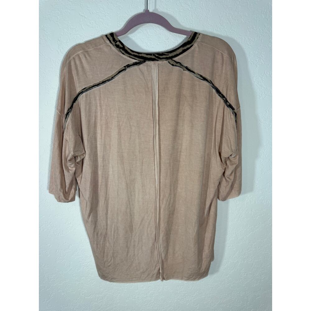 NWOT POL Blush Pink Hi Low Pocket Top Rayon Blend Large - Picture 5 of 11